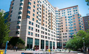 Image of the exterior of the Pitman Hall residence building